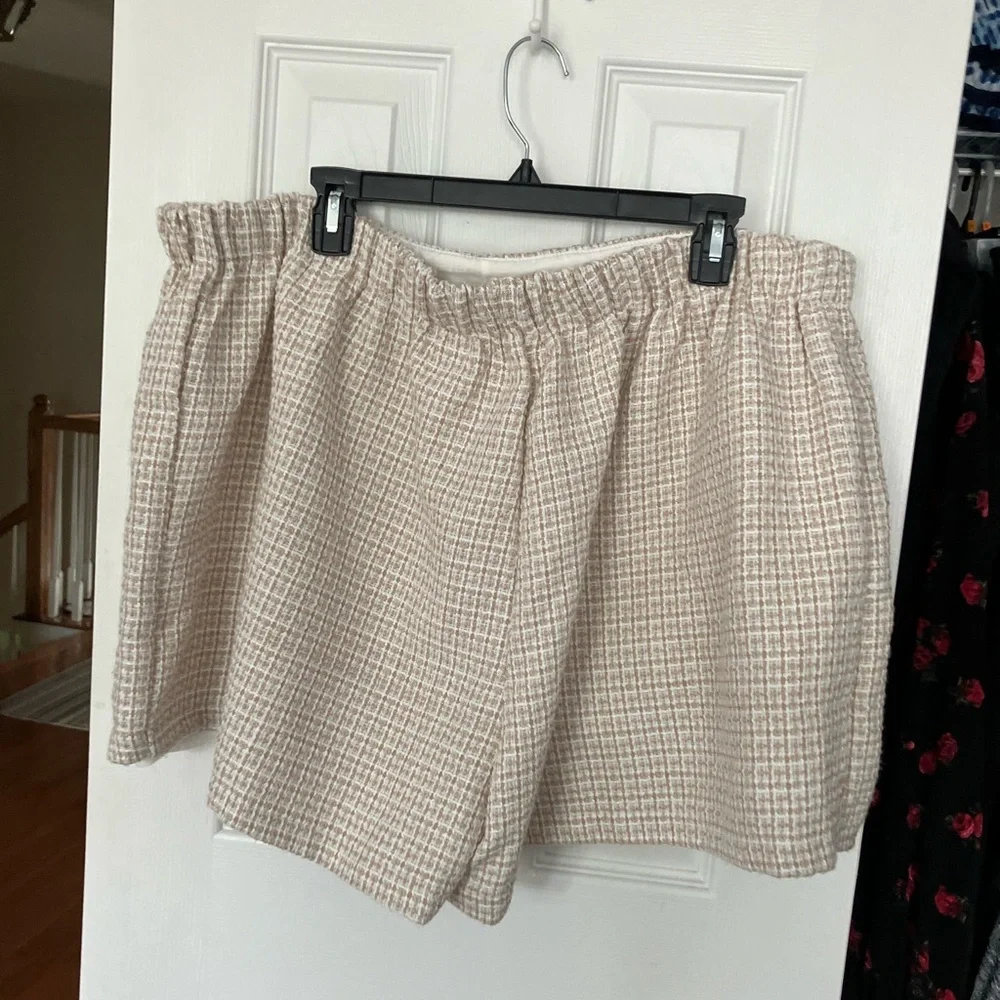French Inspired Dress Faux Pearl Accent Skort